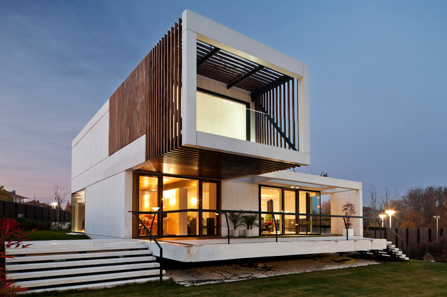 Vivienda Unifamiliar - Contemporáneo - Fachada - Otras zonas - de