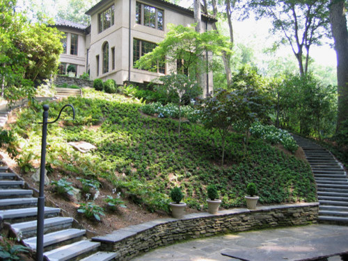 Example of a huge classic home design design in Atlanta