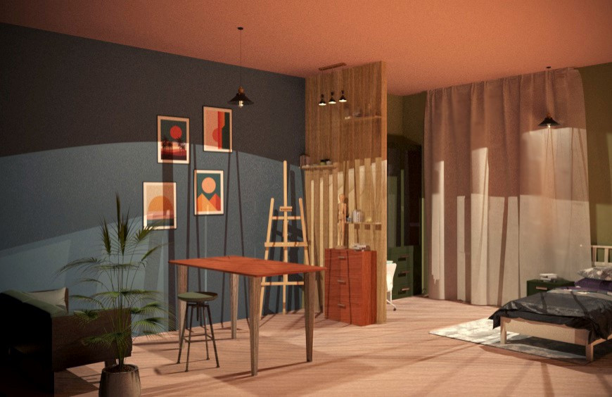 Дизайн-проект двухкомнатной квартиры