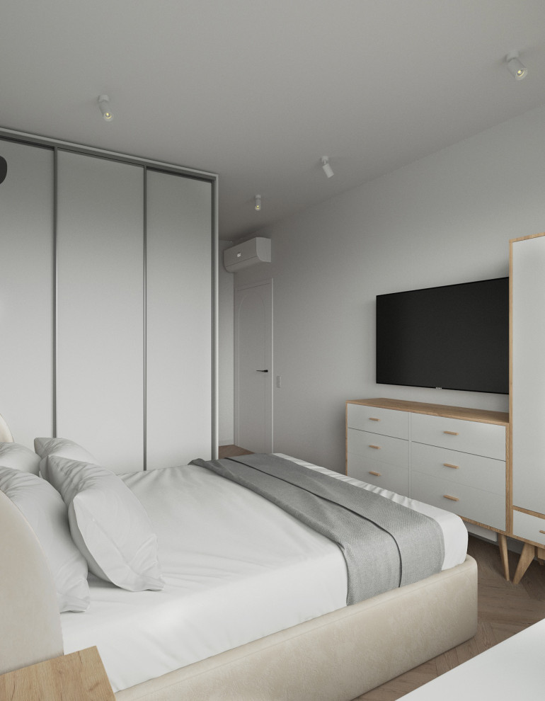 Яркие акценты и универсальная детская: интерьер для молодой семьи с дочкой