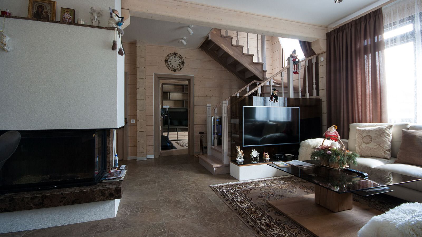 интерьер загородного дома в "Лемболово парк".