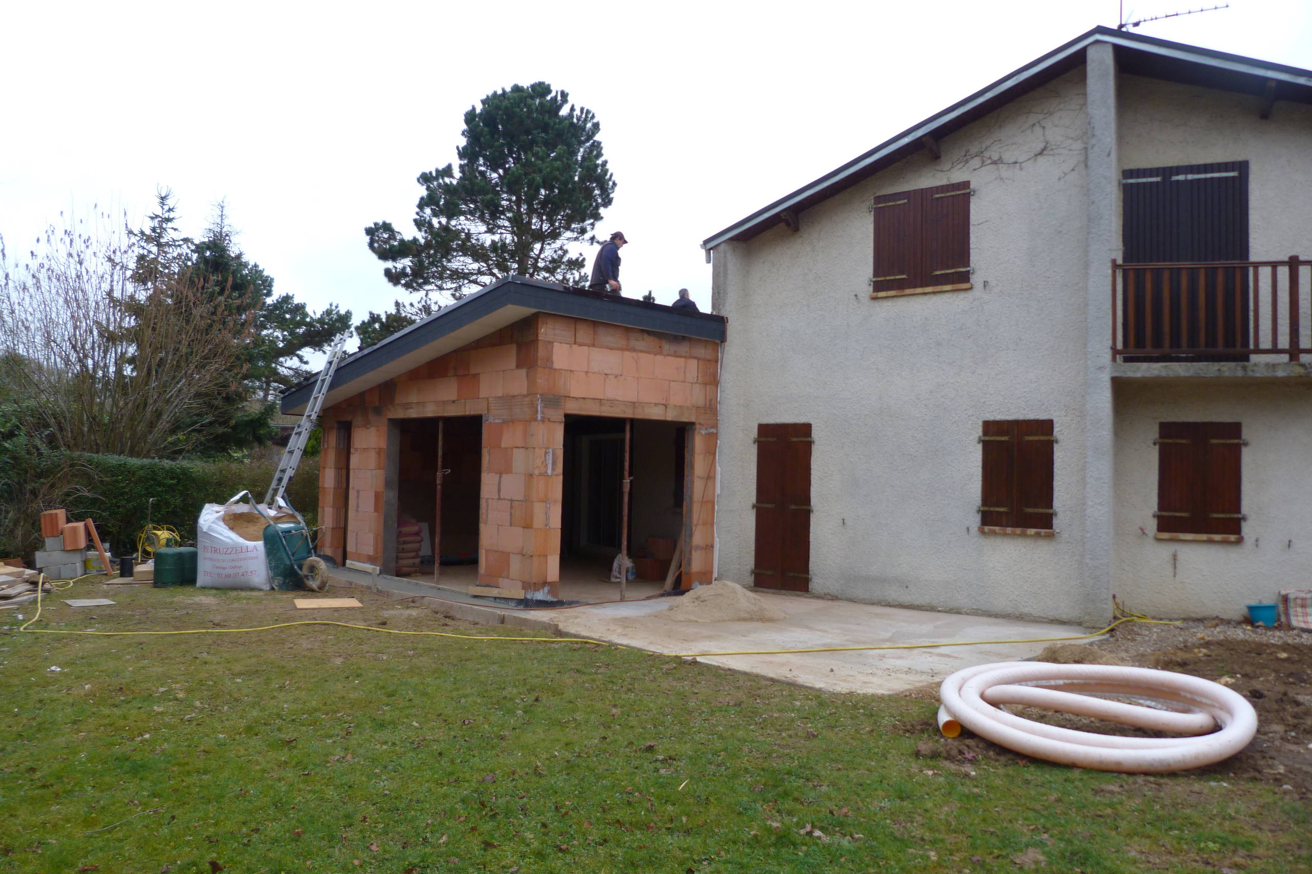 EXTENSION D'UNE MAISON INDIVIDUELLE à Villiers-le-Bâcle
