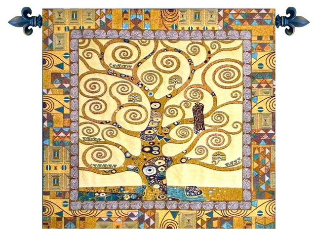 Tapestry Wall Hanging Tree Of Life by Gustav Klimt