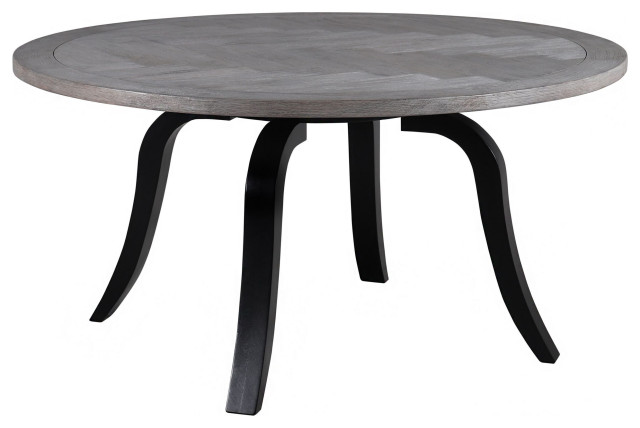 Anderson 60 Diameter Round Dining Table Herringbone Mango Transitional Tables By Southern Sky Resources Houzz Anderson 60 Diameter Round Dining Table, Round Table Anderson