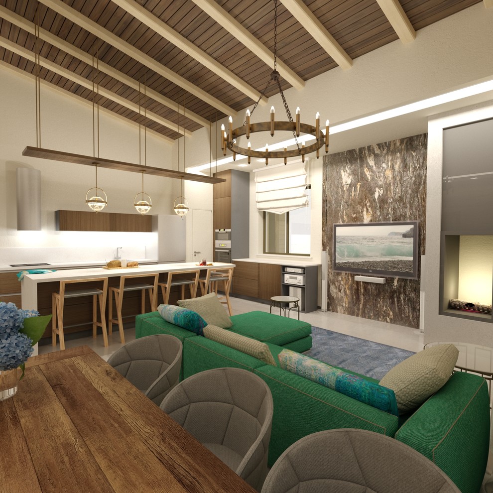 Частный дом для северных широт в современном стиле.