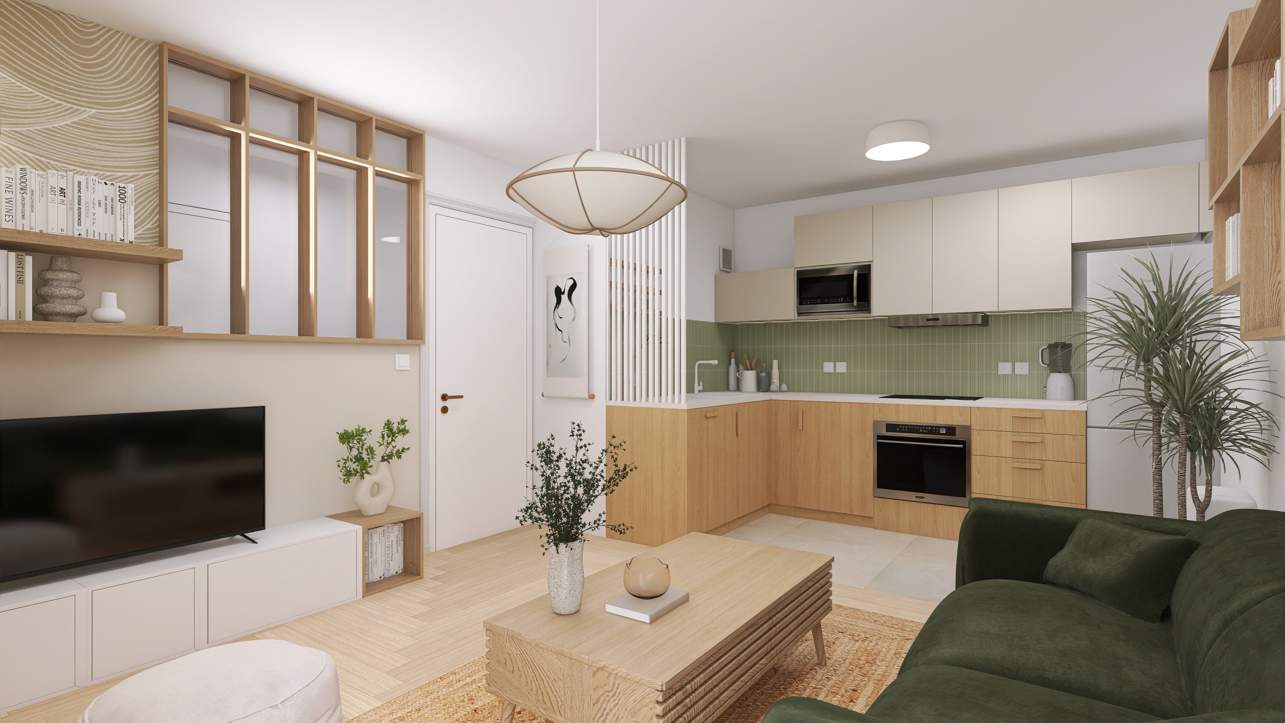 Projet Brétigny - pièce de vie