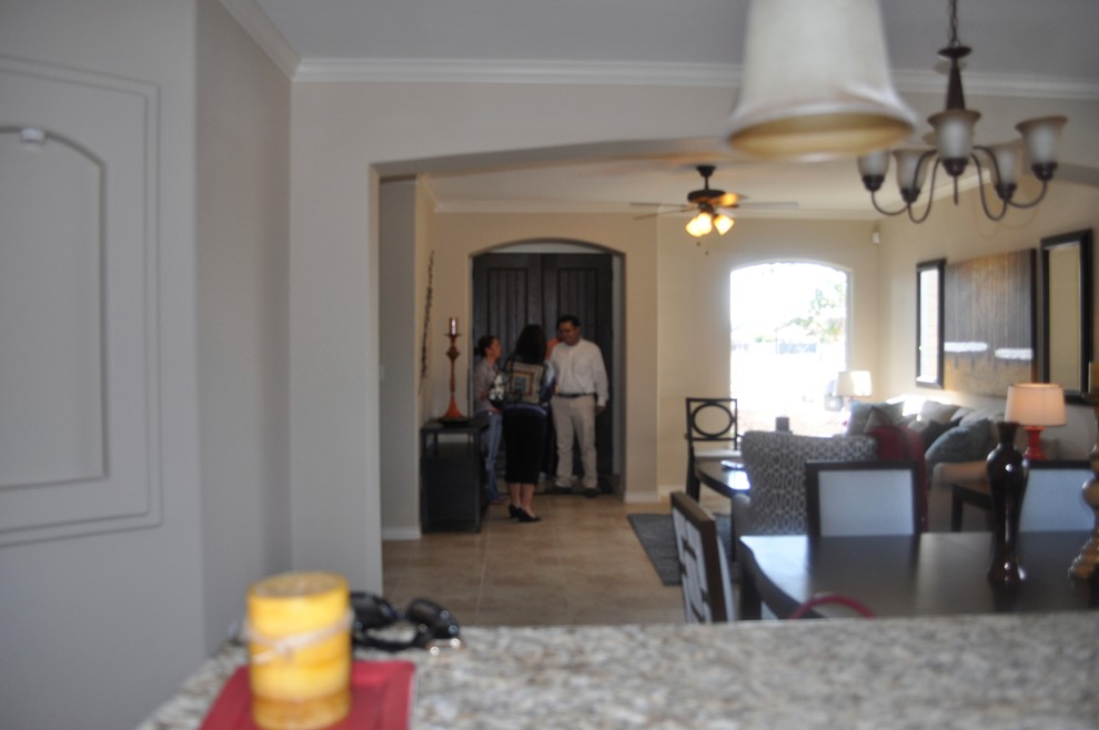 Home design - transitional home design idea in Austin
