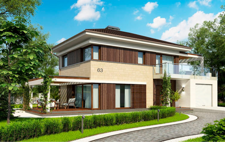 Проект дома Империя Hz-63