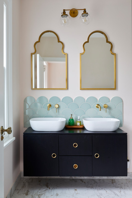 West Grove, Walton on Thames contemporary-bathroom