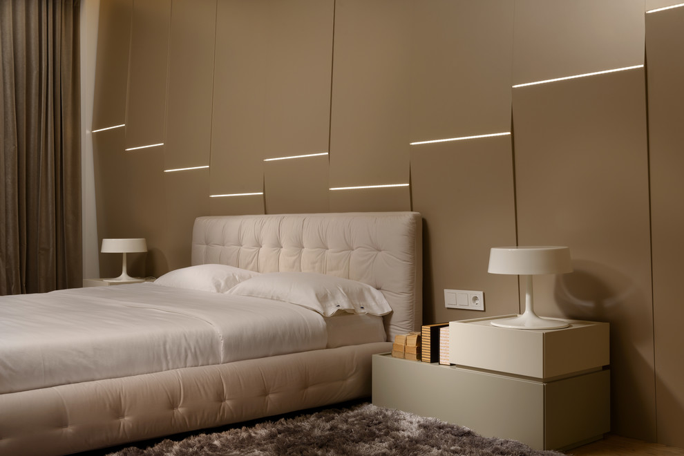 Спальня - Энергия гармонии. Квартира для молодой пары.