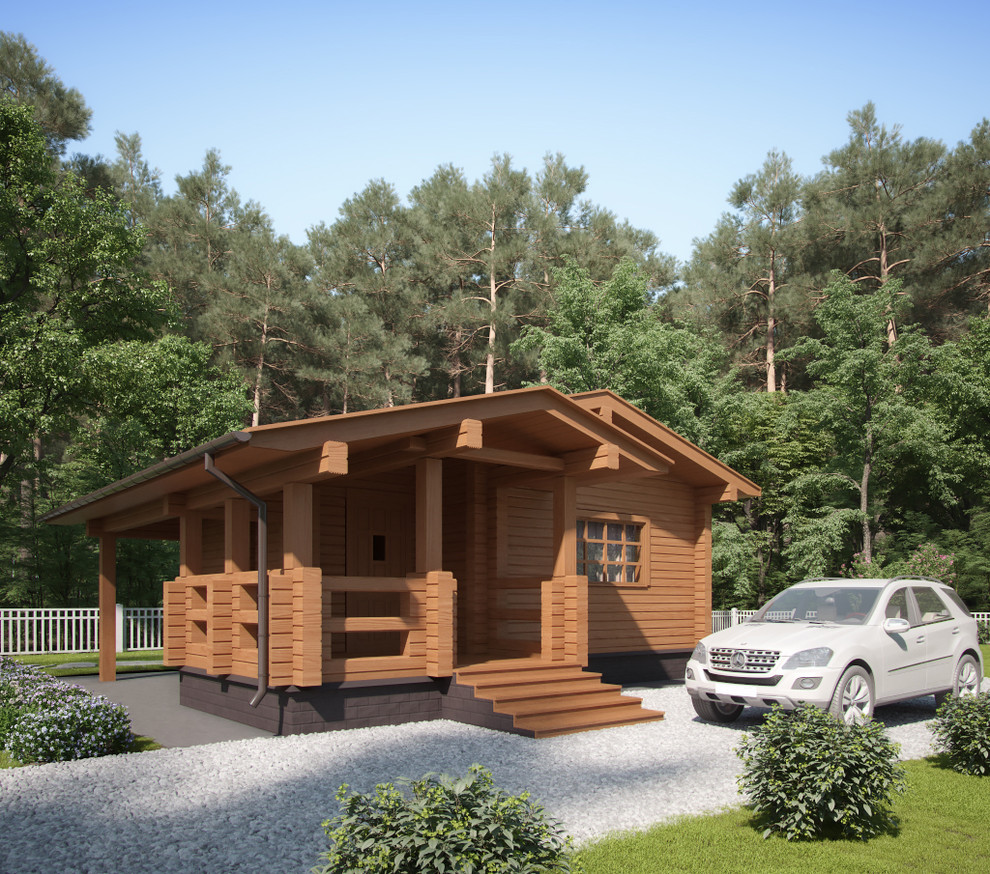 Баня из профилированного бруса "Куровское"