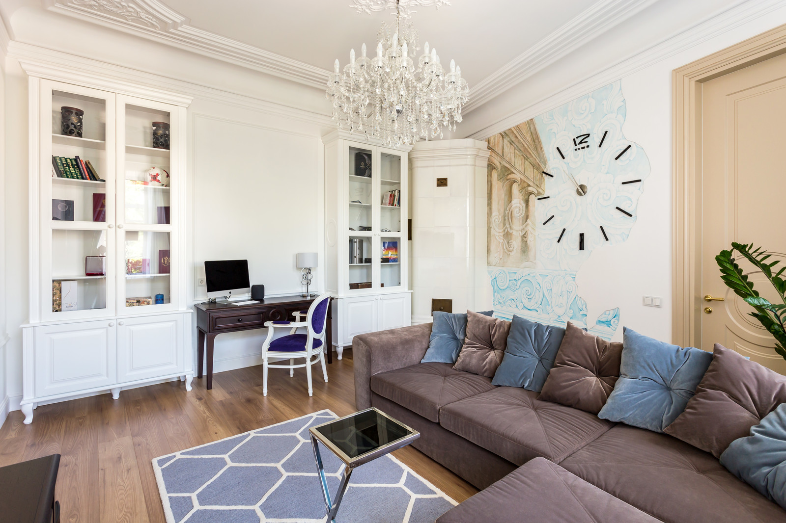 Дизайн интерьера 3х комнатной квартиры 120 кв.м. в старом Фонде Спб