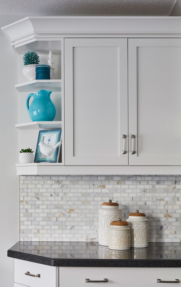 Transitional kitchen photo in Toronto
