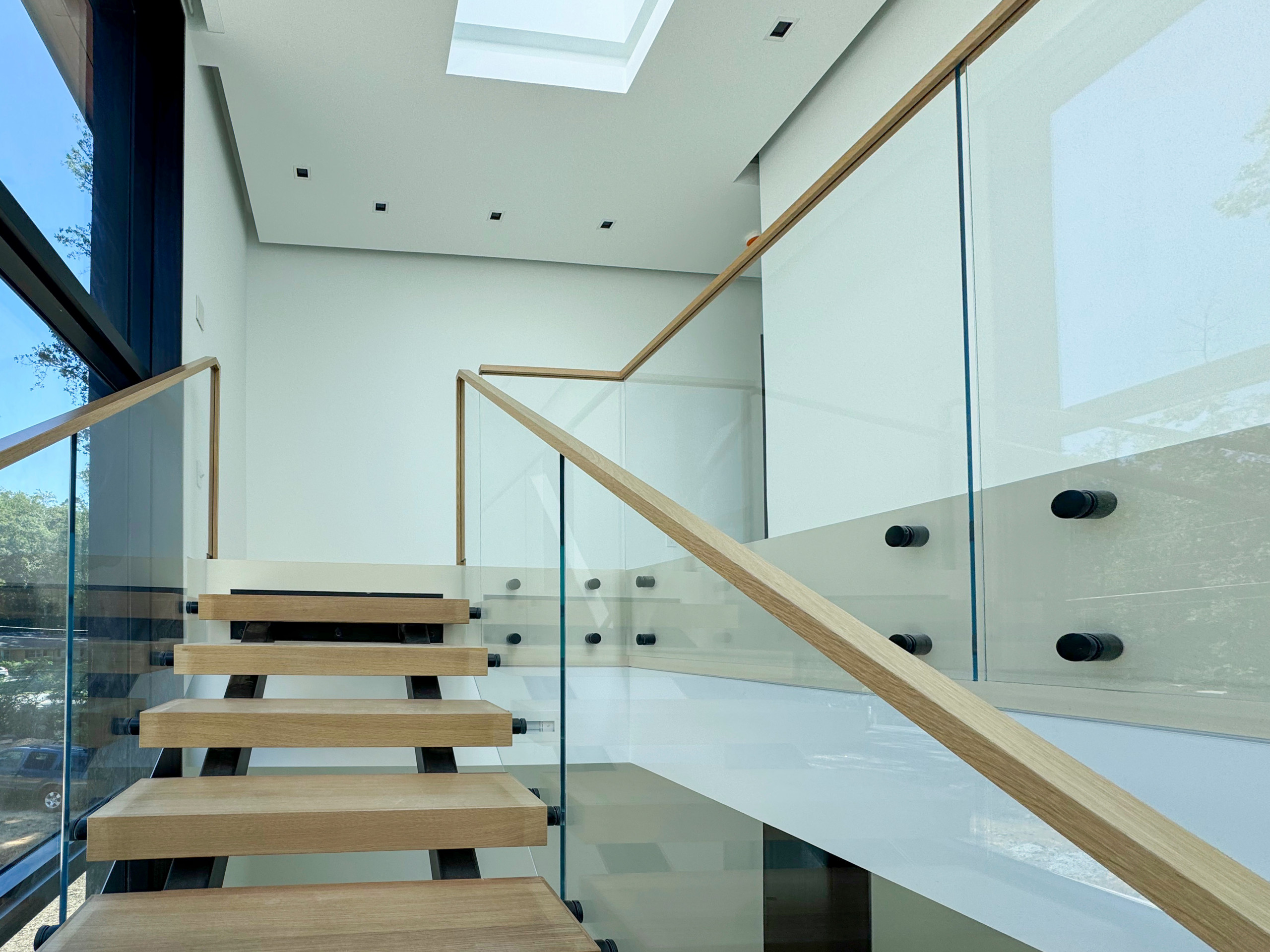 126_Visually Open and Light Contemporary Staircase, Mclean, VA 22102