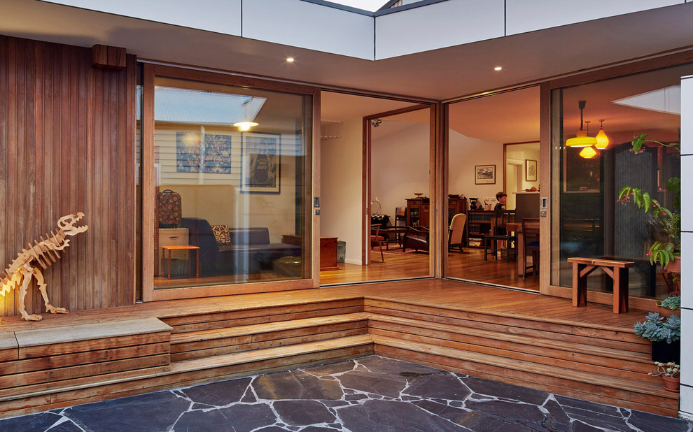 Trendy home design photo in Melbourne