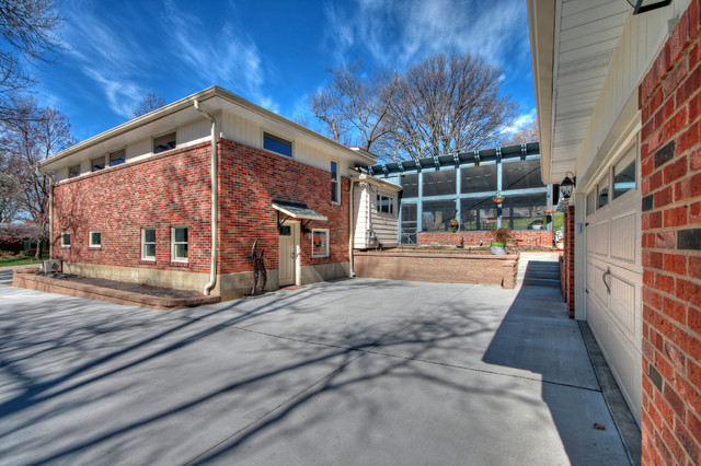 Lower Level Conversion contemporary-garage