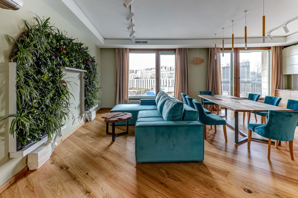 Реализация гостиной в современном стиле