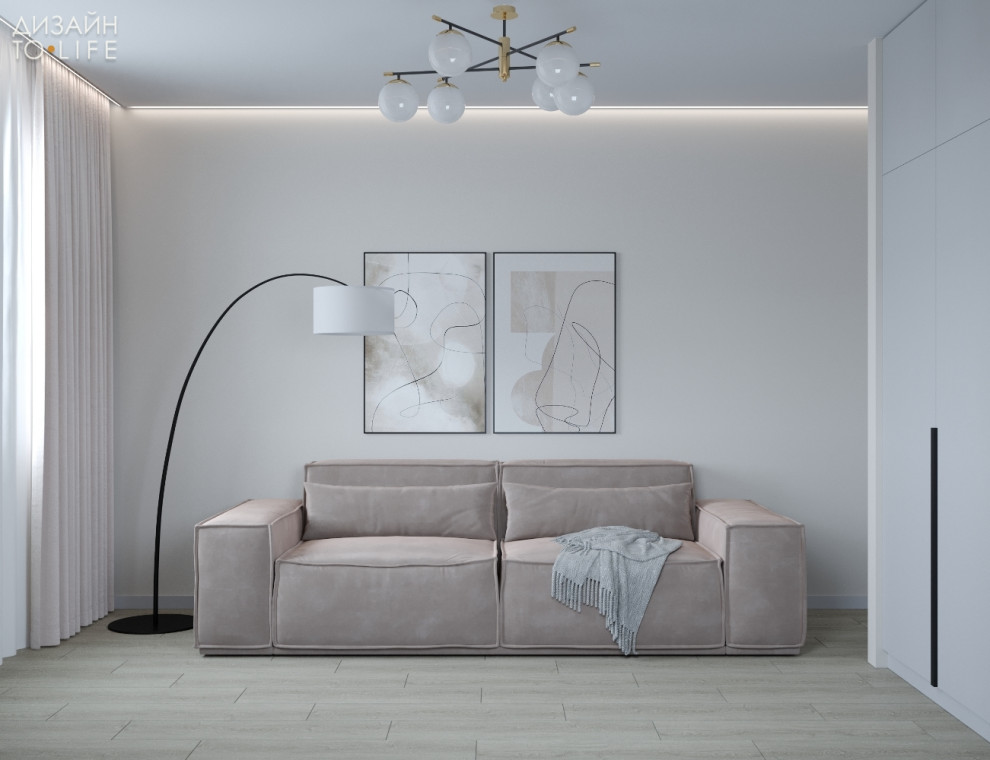 Двухкомнатная квартира в ЖК «Цивилизация» (дизайн)