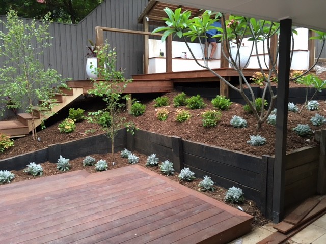 Multi level Decking rustic-deck