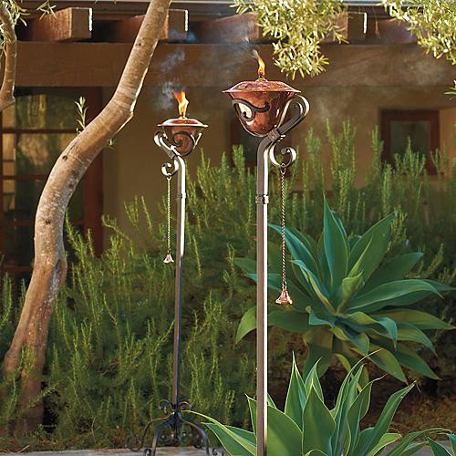 Piazza Copper Outdoor Torch Traditional Lighting By Piazza Copper Outdoor Torch