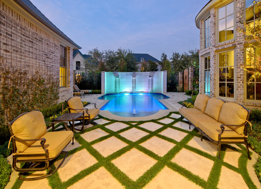 Design ideas for an eclectic pool in Dallas.