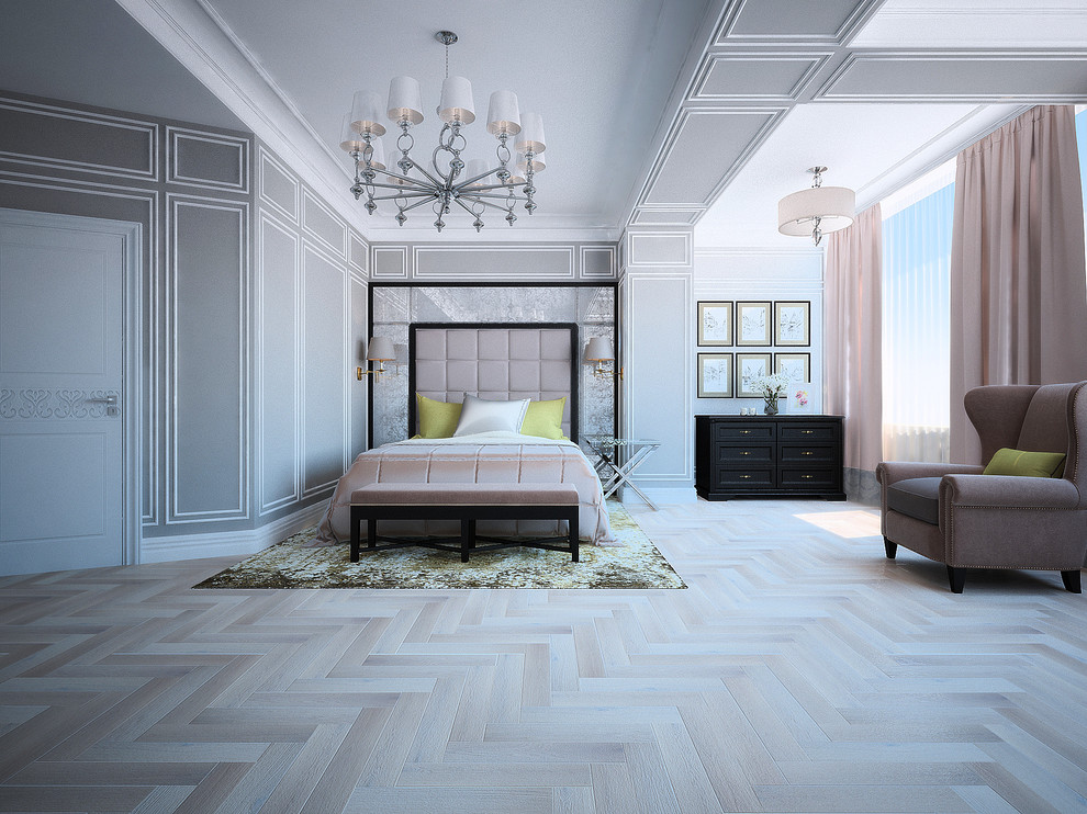 Спальня в загородном доме в Тарасовке