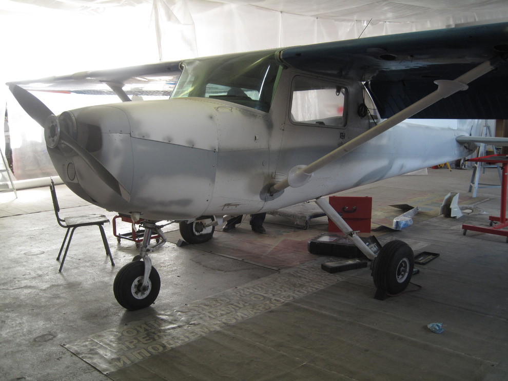 Роспись частного самолёта Cessna