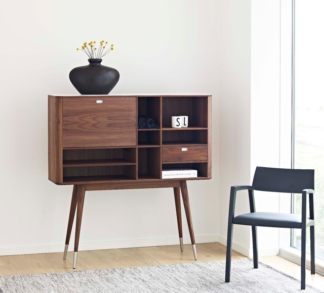 DM2750 Retro Walnut Modern Buffets And Sideboards London