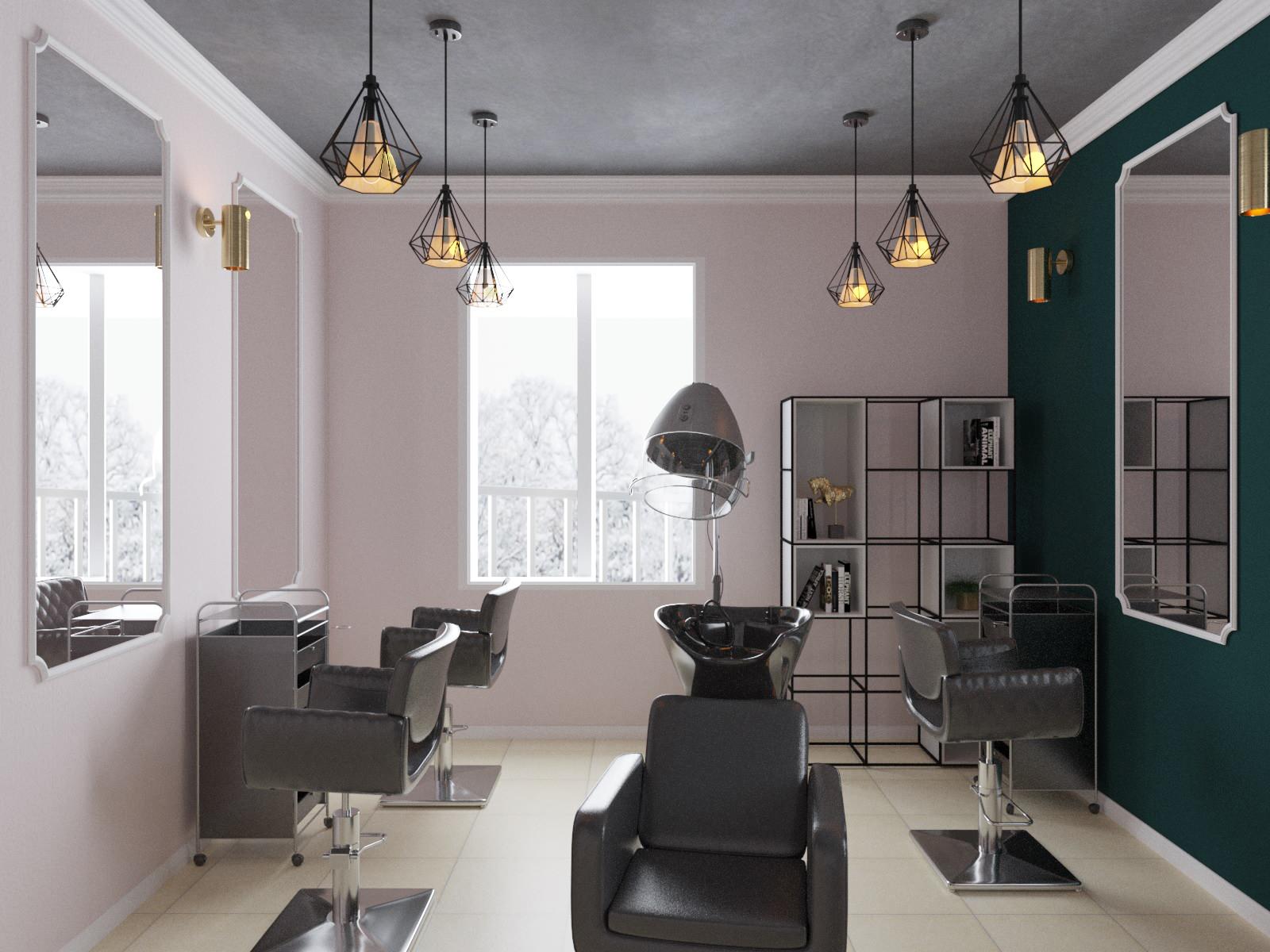 Дизайн интерьера салона красоты AK.Beauty