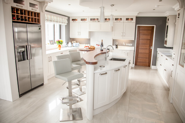 Lyskamm Quartz transitional-kitchen