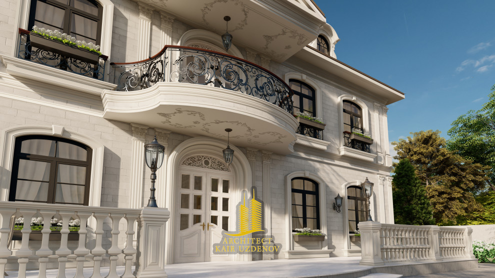 Проект дома в стиле Французский ренесанс