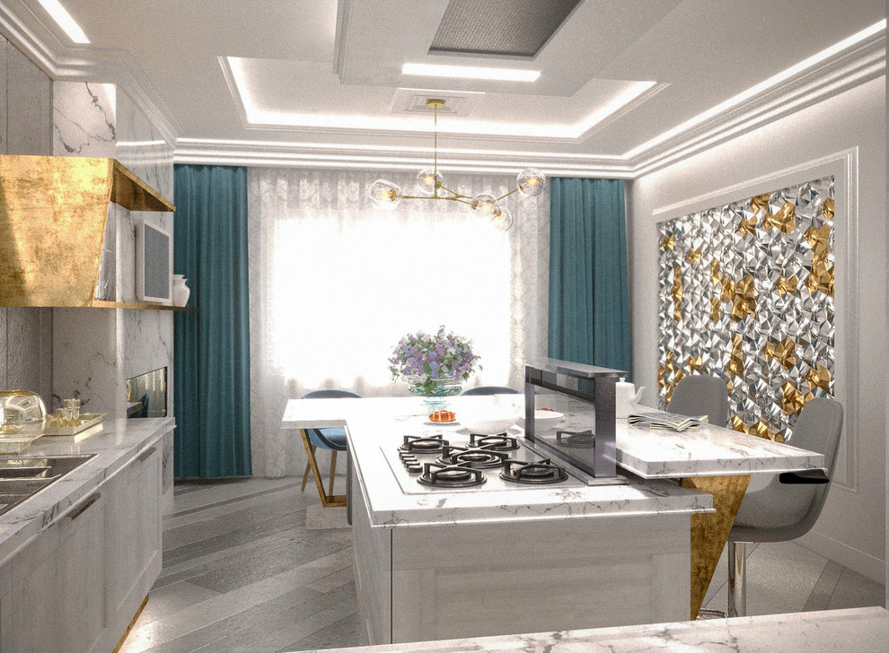 Кухня в стиле "Эклектика"