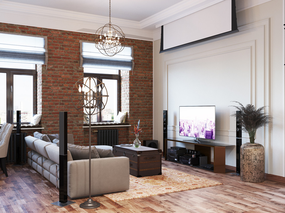 Дизайн проект четырехкомнатной квартиры в центре Москвы