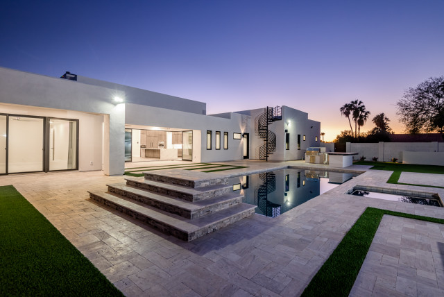Voltaire contemporary-terrace
