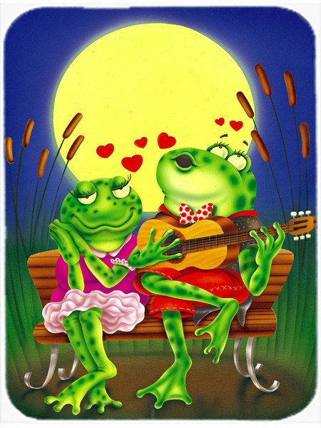 Frog Love Songs Mouse Pad Hot Pad Trivet Eclectic Desk