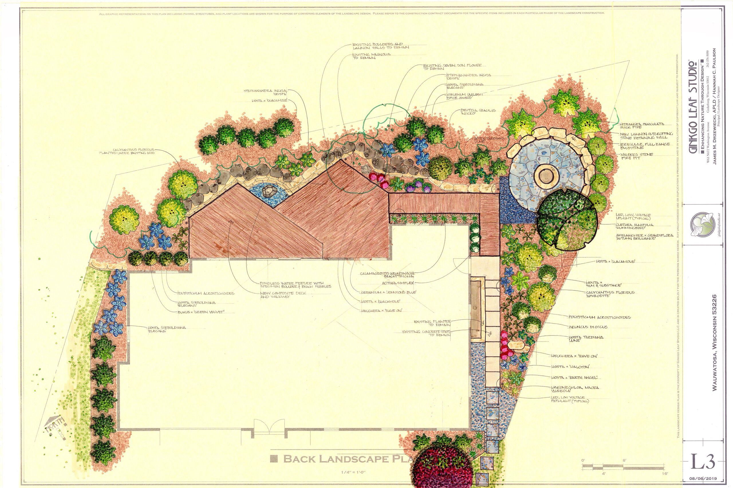 Mid century Griebe Landscape Makeover - Wauwatosa