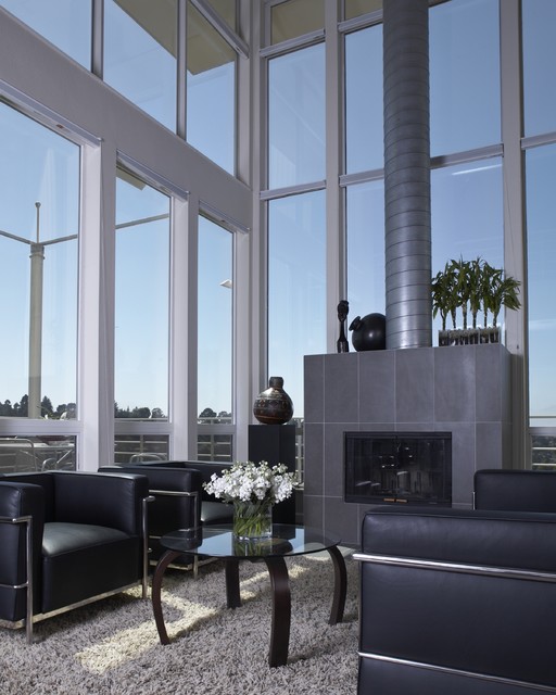 Applegate Tran Interiors modern-vardagsrum