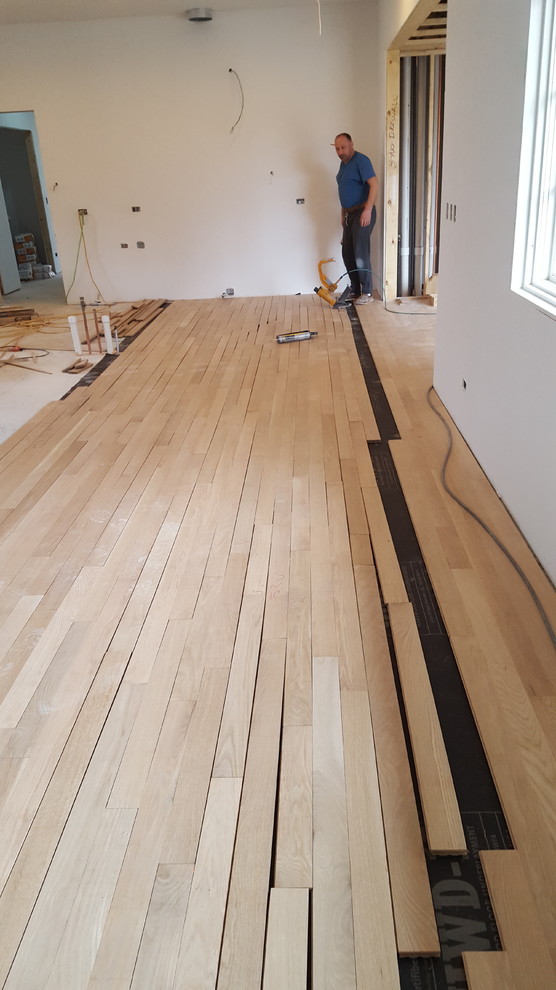 3 and 1/4 unfinished white oak