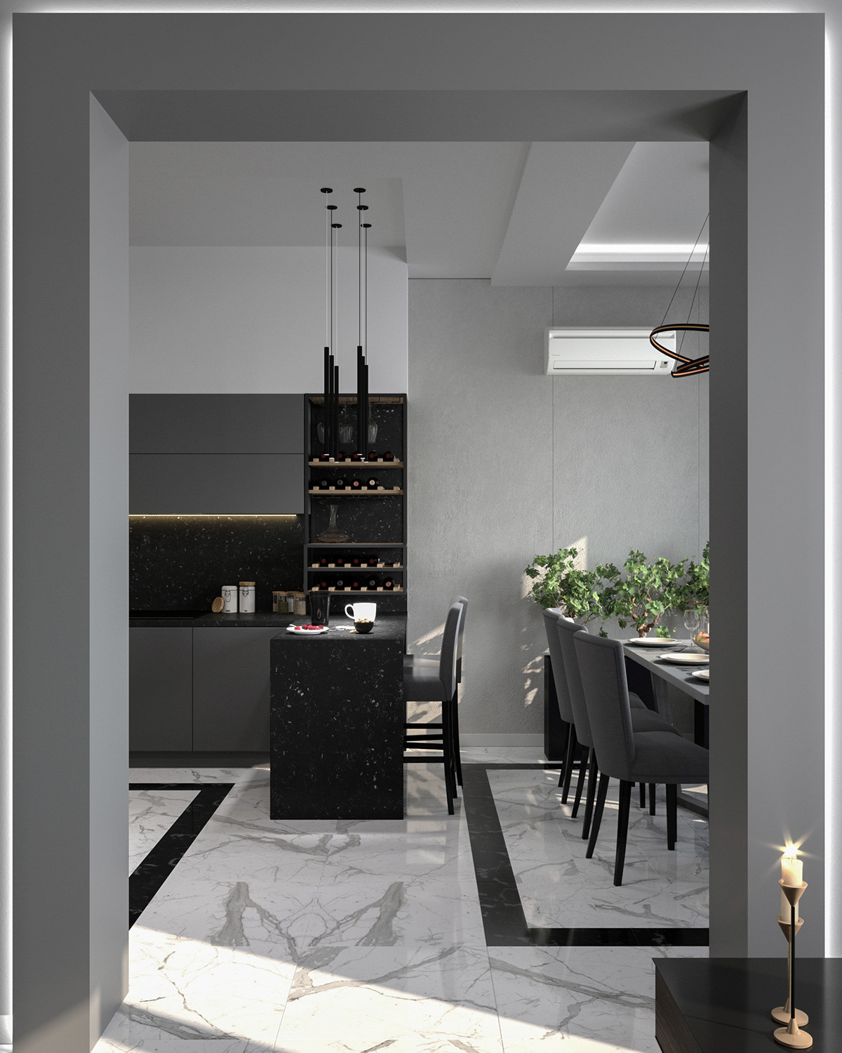 Кухня-гостиная