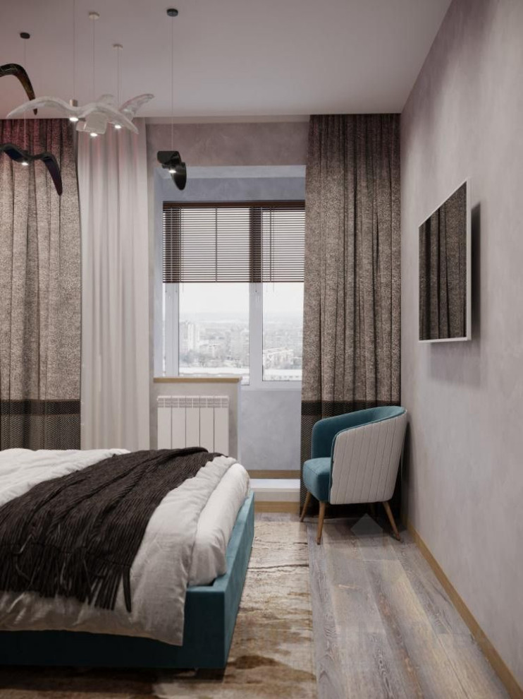 Дизайн-проект 2-комнатной квартиры 65 кв.м в ЖК «Лучи»