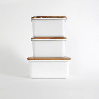 Enamel Storage Boxes - Modern - Kitchen Canisters And Jars - by Harabu ...