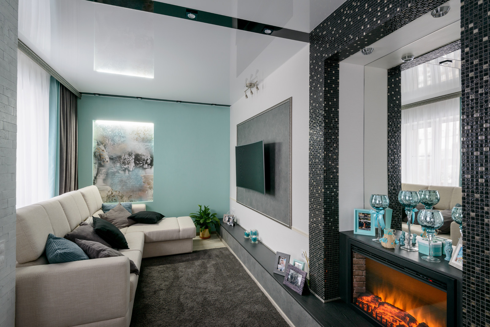 Гостиная-студия в квартире по ул. Ипподромская