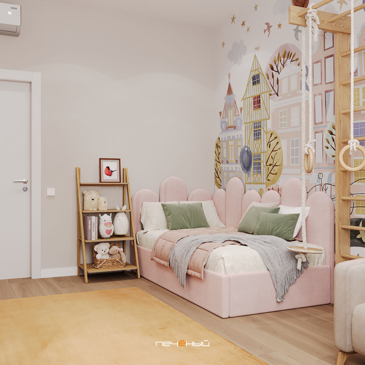 2025 Дизайн 2-комн. квартиры 75 м² в современном стиле, Москва, ЖК Foriver