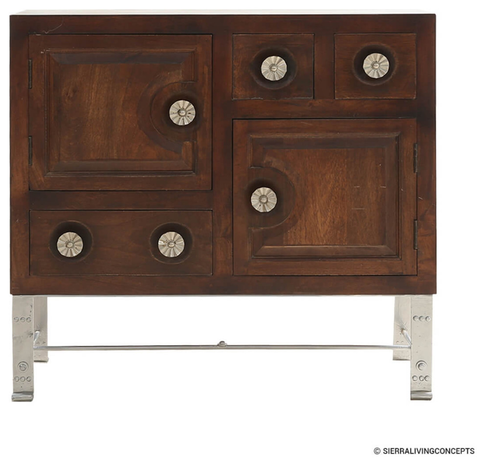 Solid Wood Multidrawer Storage Traditional Storage