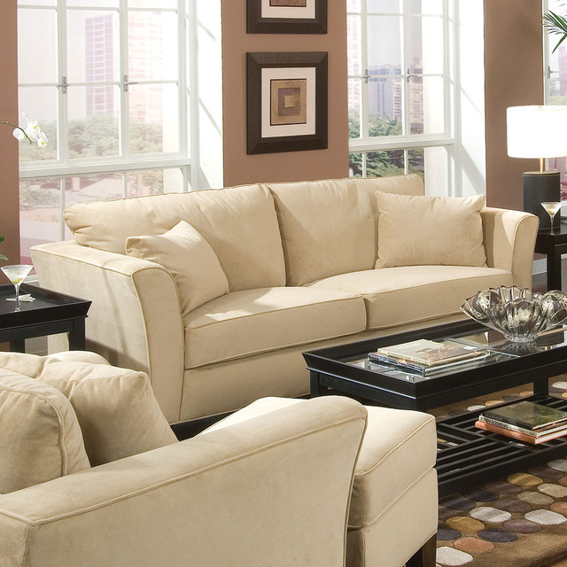 Park Place Collection Cream Casual Sofa