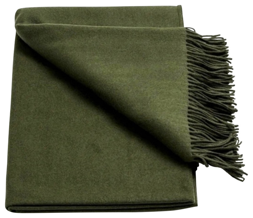 Fish Shed 19 Twisted Olive Throw