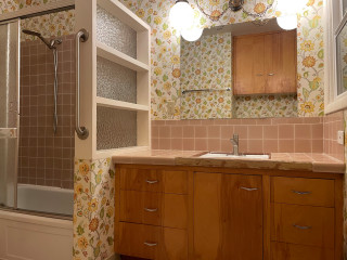 Bathroom of the Week: Bold Midcentury Style in 70 Square Feet (7 photos)