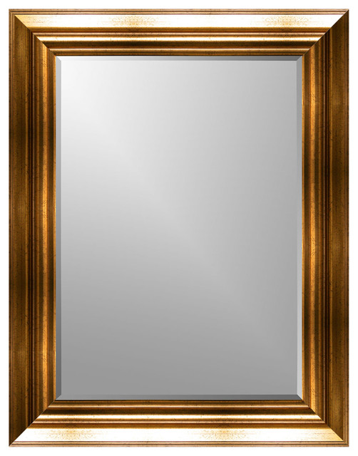 Large Gold Wall Mirror Transitional, Giant Gold Wall Mirror