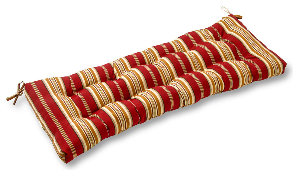 Outdoor 44" Swing and Bench Cushion, Roma Stripe