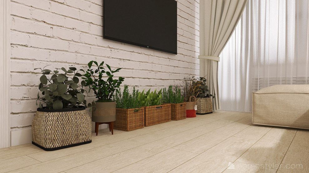 Квартира 90 кв. м. "Под солнцем Тосканы"